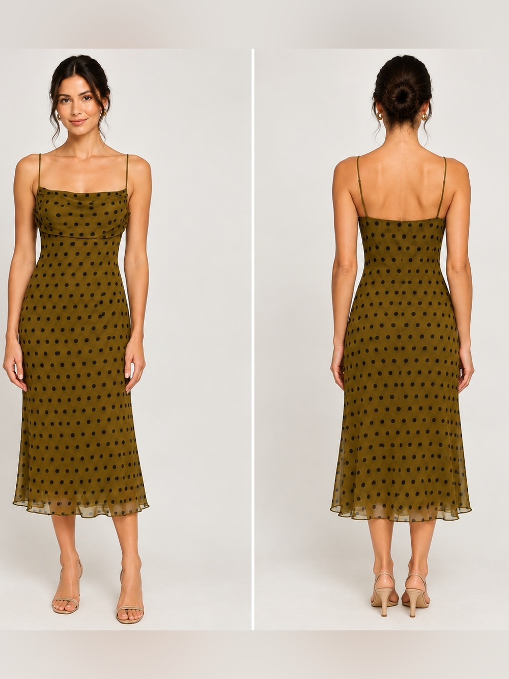 Fiori Di Zucca Vintage Silk Slip Dress